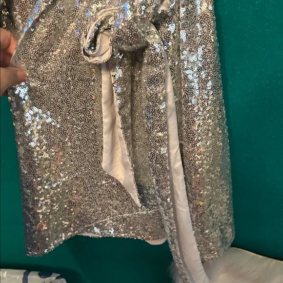 Anthropologie Sequin Wrap dress NWT! - Picture 7 of 12